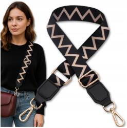 EdiBazzar Öv táskapánt, hosszú, széles, vastag, erős, fekete (5905884024324)