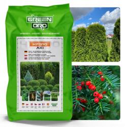 Green Oro Aki Őszi Táp Thujákhoz, Fenyőfélékhez, Tiszafákhoz, Lucfenyőkhöz, Jegenyefenyőkhöz, Fenyőkhöz, Borókákhoz 24kg (Nawóz Jesienny do Iglaków Tui Cisów 180dni)