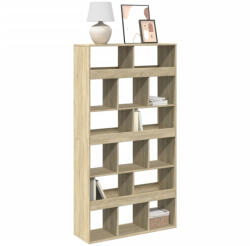 vidaXL Sonoma tölgy színű szerelt fa könyvespolc 100 x 33 x 187, 5 cm (3309377)