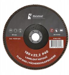 Molatool korund lamellás csiszolótárcsa 180 mm P40 (745110365648)