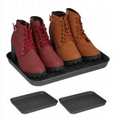 Relaxdays Cipőtálca/Csepegtető tálca magasított peremmel Megakadályozza a víz kifolyását a cipőkről (10039662 na jesień plastikowe ezw czyszczeniu)