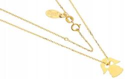 Lovrin Ezüstözött, 925-ös ezüst nyaklánc angyalkával, 1, 78g elegáns, divatos design (Lovrin 53380)