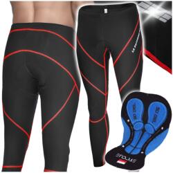Ercole Férfi Hosszú Téli Kerékpáros Nadrág XXL, Kerékpározáshoz, Betéttel (Spodnie rowerowe długie męskie damskie R6RXXL)