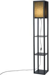 QAZQA Okos állólámpa fekete, Wi-Fi-vel, A60 - Stojan (107273)