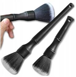  2 db-os ecsetkészlet detailing ecset autó tisztításhoz (Zestaw pędzli do sprzątania auta detailing)