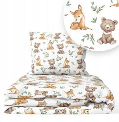 Ankras Ágyneműhuzat 135x100 Gyerek 2EL 100x135 Kiságyhoz (NIEDŹWIEDŹ I SARENKA P-2 135/100 40/60)