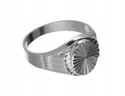 Lovrin Ezüst 925 gyűrű pecsétgyűrű kör alakú 23-as méret látványos ajándék divatos minta (Lovrin 63610)