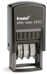 Trodat Dátum+szöveg bélyegző Trodat 4850 25x5 mm, párna nélkül (82914)