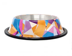 Raintech International Rozsdamentes etetőtál, színes, mintás, gumiperemes - felső 25, 0cm/alsó 33, 0cm, 2, 35l