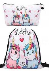  Rlgpbon Húzózsinóros hátizsák és kozmetikai táska (H14U2036)