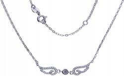 Lovrin Ezüst nyaklánc 925 szárnyak cirkóniákkal 2, 19g elegáns divatos minta (Lovrin 52869)