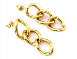 Lovrin Arany fülbevaló 585 14k lógó, stekkeres 1, 93g elegáns nőknek (60978917)