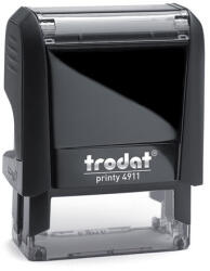 Trodat Bélyegzőház Trodat 4911 4.0 fekete, fekete párnával (43070)