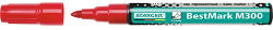 Stanger Táblamarker Stanger BM300 kerek 1-3 mm piros (320131) - argentumshop