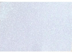 Kreatív dekorgumilap öntapadós 20x30 cm 2 mm glitteres fehér (18672)