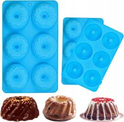  Szilikon Forma Fánk, Muffin, Sütemény Sütéséhez, 3 Darabos Készlet (5906792696092)