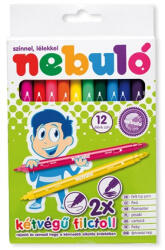 Nebulo Rostirón Nebuló színes kétvégű 12 db-os klt (NFT-2X-12)