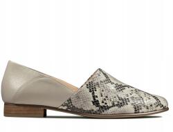 Clarks Mokaszin Clarks Pure Tone szürke bőr kígyó 36 (261497474035)
