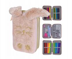 Astra Háromszintes tolltartó AstraBAG Fluffy Bunny töltettel, AC31, 503024083 (503024083)