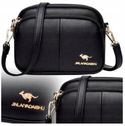 EdiBazzar Bőr válltáska postás táska kézitáska borítéktáska női "Kangurek" modell (Torebka skórzana na ramię mała listonoszka)