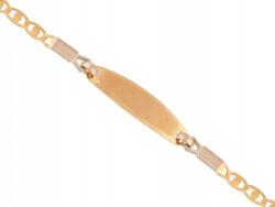 Lovrin Arany karkötő 585 fehérarany elemmel, 14 cm-es, ideális ajándékba, 14 karátos (Lovrin 72051)