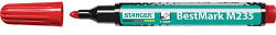 Stanger Marker Stanger M235 permanent kerek piros (712002) - argentumshop