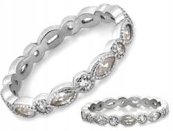 Lovrin Ezüst gyűrű cirkóniákkal, 925-ös finomságú, súlya 1, 84g, mérete 14 (51738709)