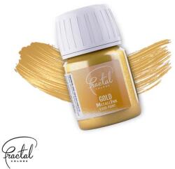 Fractal Colors Fractal Arany Metallink Folyékony Ételfesték - Metálfényű, 30 ml