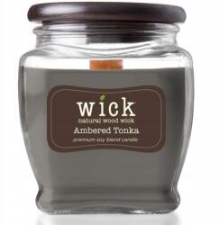 Colonial Candle Szója illatgyertya fa kanóccal Wick Ambered Tonka Colonial Candle (665098538837)