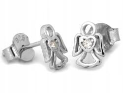 Lovrin Ezüst 925 angyalka fülbevaló, stekkeres, 0.86g, finom, kislányoknak (62435873)