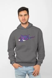  D&b Unisex Hoodie AN00009 Pokemon Szénszürke-Méret M