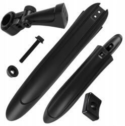 Kerékpár sárvédő fekete Pp műanyag Hátsó és első szett 2 db Mtb (BŁOTNIK Rowerowy Czarny Tworzywo PP)