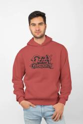  D&b Unisex Hoodie ZN00006 Ozzy Halványpiros-Méret 2XL