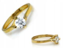 Lovrin Arany 585 14kt szoliter gyűrű cirkónia kővel díszítve 1.24g R13 ajándékba (Lovrin)