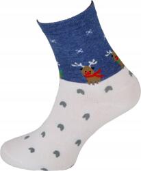 Moraj Karácsonyi színes zokni Ajándék Neki Rénszarvas Moraj 35-38