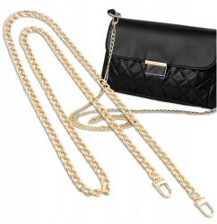 EdiBazzar Öv arany kézitáska táska lánc hosszú női páncél fém 100 cm (5905884053577)