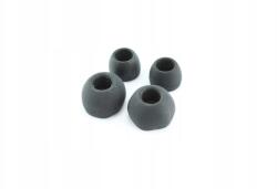  Pótfülhallgató gumiharangok 2 pár, fekete (X05502)