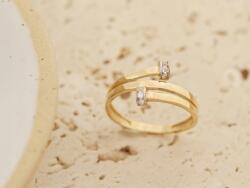 Lovrin Arany gyűrű szög motívummal 375 9k súly 1.84g modern 17-es méret ajándékba (61053409)