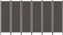 vidaXL antracitszürke 6 paneles paraván 300 x 180 cm (320729)