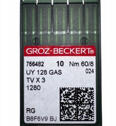 Groz-Beckert Tűk Varrógépekhez Groz Beckert Renderkához Éles UY128GAS 60/8R (UY128GAS 60/8R)