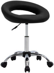 vidaXL fekete műbőr forgó étkezőszék (3085830)