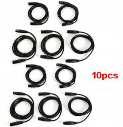  10x2 m DMX Xlr jelkábel reflektorokhoz és mozgófejekhez (8050265945570)