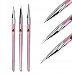 Bionessa Díszítő Ecset, Díszítő Vékony Ecsetek, Precíziós, 3db (5904873489137)