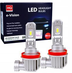 HQ Automotive H11 Led H8 H9 H16 Foglalatú Autós Izzók Hq Automotive V4 e-Vision 12/24V Fehér 6000K