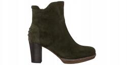 Gabor Női olívazöld velúr bokacsizma 36-os méret (72.871.34)