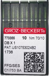 Groz-Beckert Tűk Láncszemes Varrógéphez 16x231 DBx1 1738, 70/10 Ses 10DB (16x231 DBx1 1738, 70/10SES)