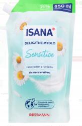 Isana Sensitive Kamillás Kézkímélő Folyékony Szappan Utántöltő 850 ml XXL