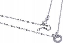 Lovrin Ezüst nyaklánc 925 apró pillangó cirkónia kövekkel 2, 18g elegáns divatos minta (Lovrin 52848)