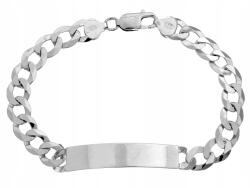 Lovrin Férfi Ezüst Karkötő 925 Páncél Lánc Fényes 20.26g Gravírozható 22-es Méret (44238807)