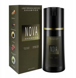 Nova Hair sampon Világos Bronz 200 ml Intenzív Természetes szín (Szampon NOVA HAIR Jasny Brąz 200 Ml Intensywn)